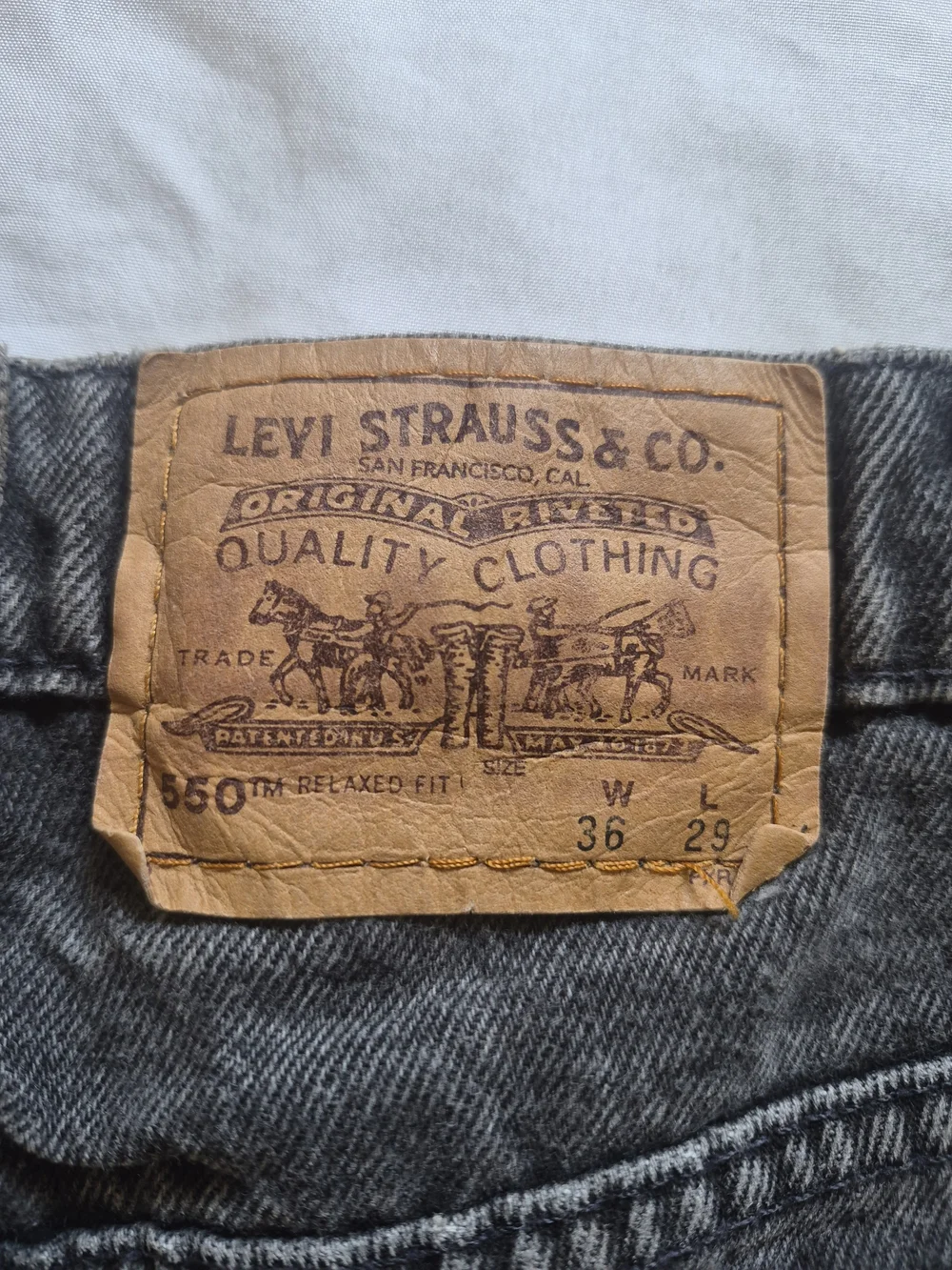 Levi's Series 550 Relaxed Fit 36x29